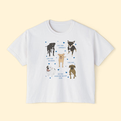Comfort Colors Boxy Tee | FUNDRAISER | Dog Aide | Operation Freedom 2026 - Detezi Designs-17447559342355905859