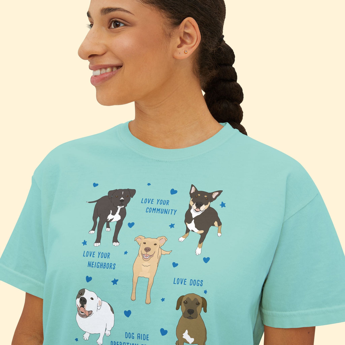 Comfort Colors Boxy Tee | FUNDRAISER | Dog Aide | Operation Freedom 2026 - Detezi Designs-23303390239573707285
