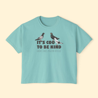 Comfort Colors Boxy Tee | FUNDRAISER | Great Lakes Pigeon Rescue - Detezi Designs - 12359689001991598341