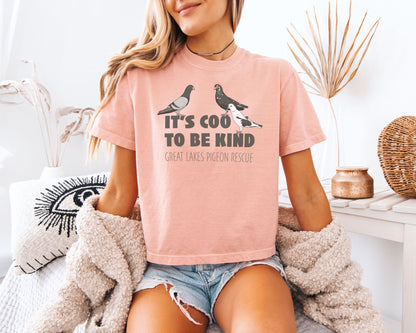 Comfort Colors Boxy Tee | FUNDRAISER | Great Lakes Pigeon Rescue - Detezi Designs - 14329880296940405699