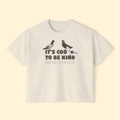 Comfort Colors Boxy Tee | FUNDRAISER | Great Lakes Pigeon Rescue - Detezi Designs - 82212235984436573044