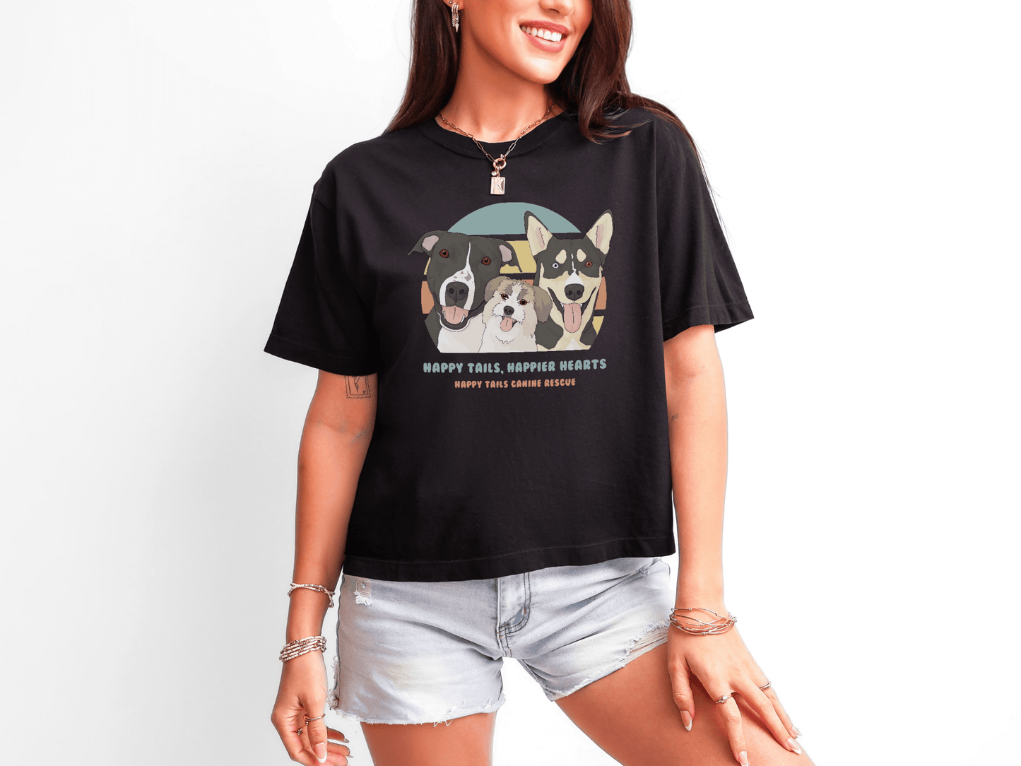Comfort Colors Boxy Tee | FUNDRAISER | Happy Tails Canine Rescue - Detezi Designs-41335274643665976765