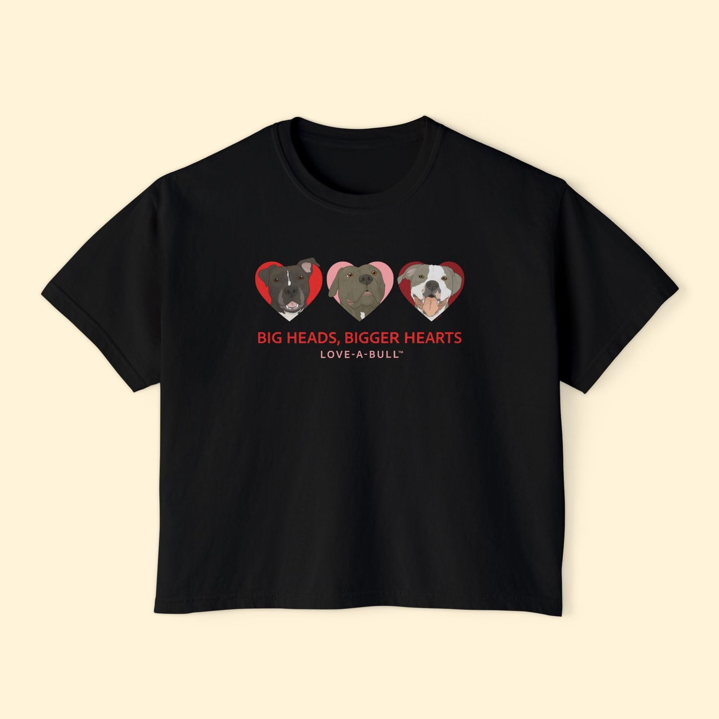 Comfort Colors Boxy Tee | FUNDRAISER | Love - A - Bull - Detezi Designs - 27872125624938575615