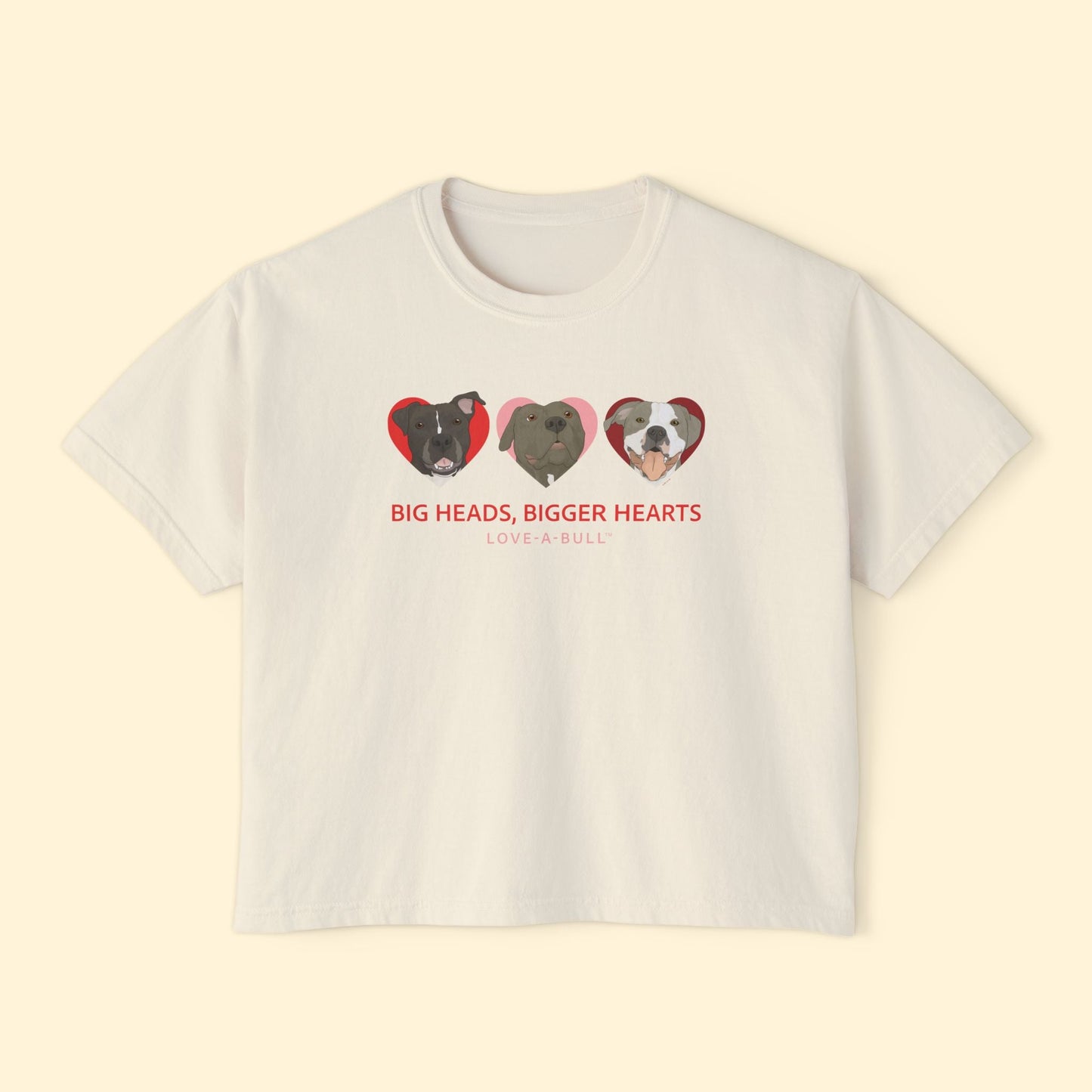 Comfort Colors Boxy Tee | FUNDRAISER | Love - A - Bull - Detezi Designs - 31472631786697741895