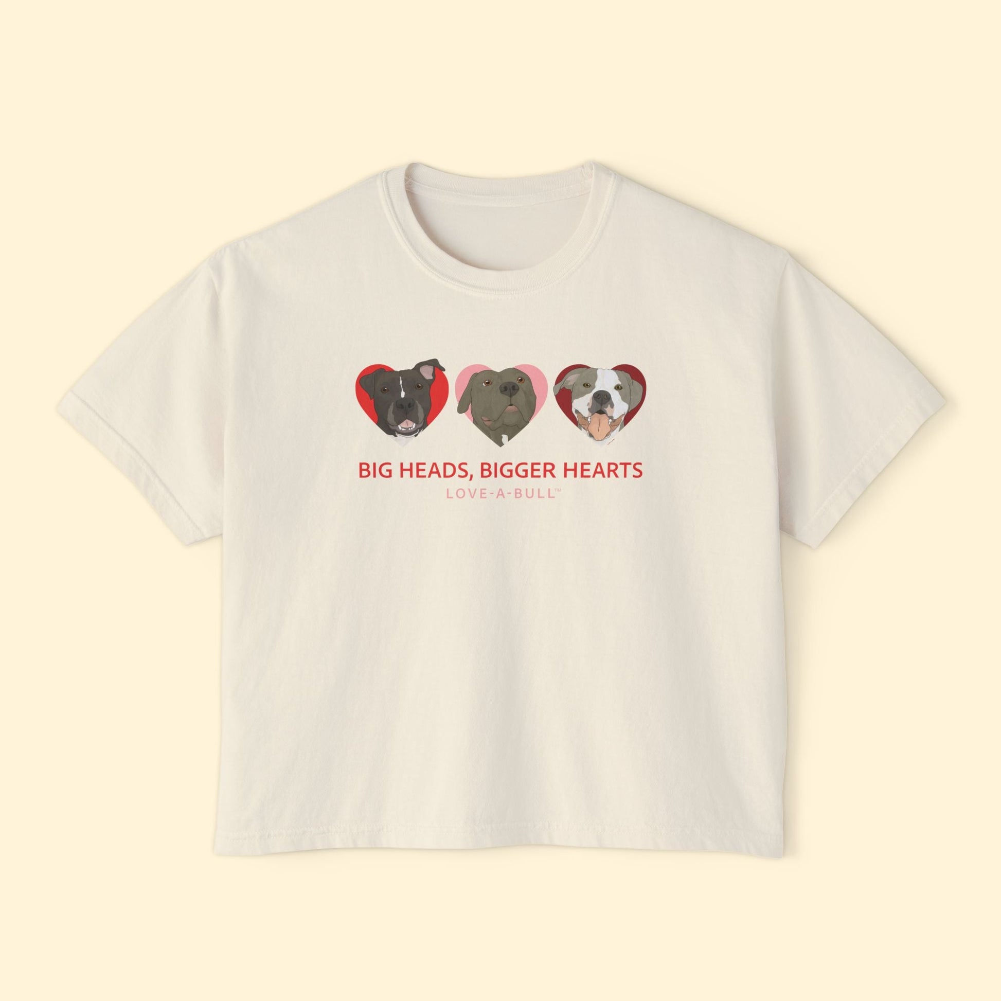 Comfort Colors Boxy Tee | FUNDRAISER | Love - A - Bull - Detezi Designs - 31472631786697741895