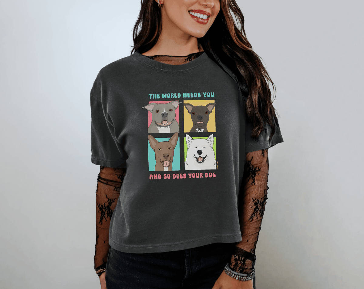 Comfort Colors Boxy Tee | FUNDRAISER | Maybel's Legacy | The World Needs You - Detezi Designs-22209615496085629847