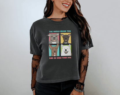 Comfort Colors Boxy Tee | FUNDRAISER | Maybel's Legacy | The World Needs You - Detezi Designs-22209615496085629847
