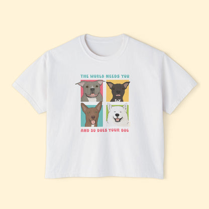 Comfort Colors Boxy Tee | FUNDRAISER | Maybel's Legacy | The World Needs You - Detezi Designs-22209615496085629847