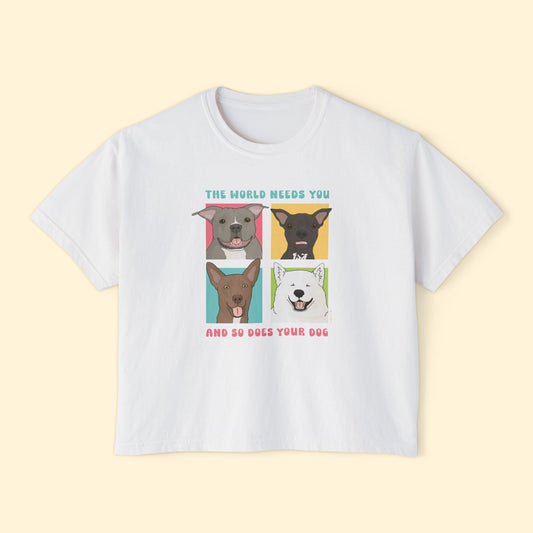 Comfort Colors Boxy Tee | FUNDRAISER | Maybel's Legacy | The World Needs You - Detezi Designs-22209615496085629847
