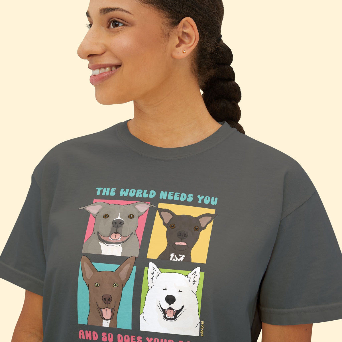 Comfort Colors Boxy Tee | FUNDRAISER | Maybel's Legacy | The World Needs You - Detezi Designs-22209615496085629847