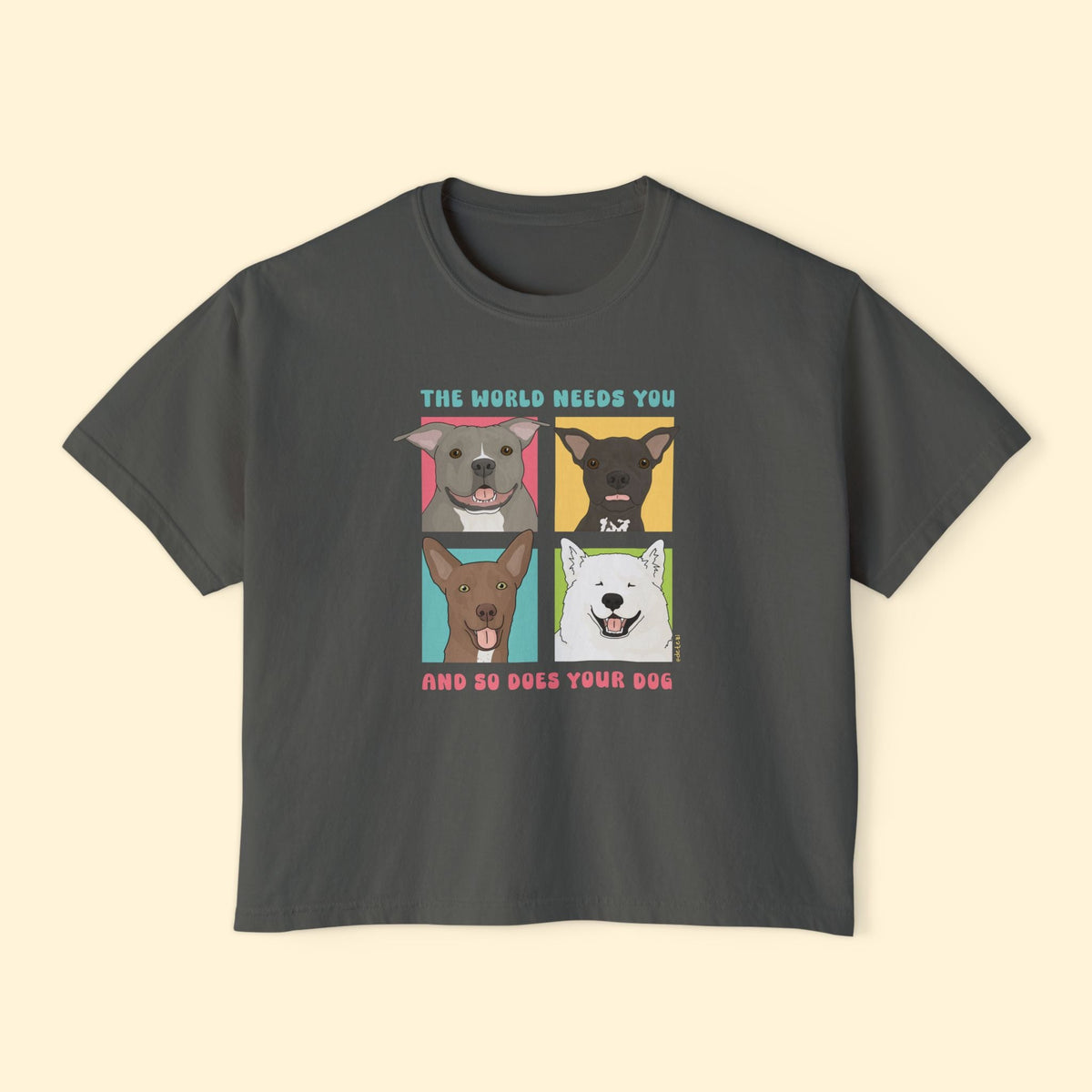 Comfort Colors Boxy Tee | FUNDRAISER | Maybel's Legacy | The World Needs You - Detezi Designs-26951111761342654624