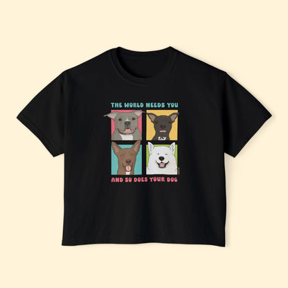 Comfort Colors Boxy Tee | FUNDRAISER | Maybel's Legacy | The World Needs You - Detezi Designs-27411421062519238761
