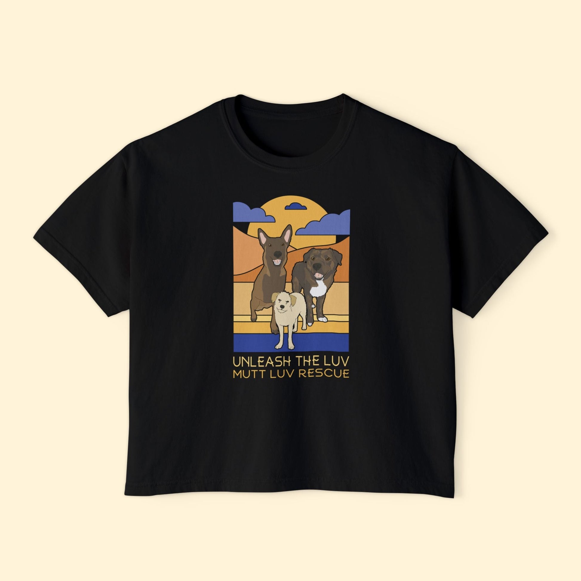 Comfort Colors Boxy Tee | FUNDRAISER | Mutt Luv Rescue - Detezi Designs - 49497980269750979690