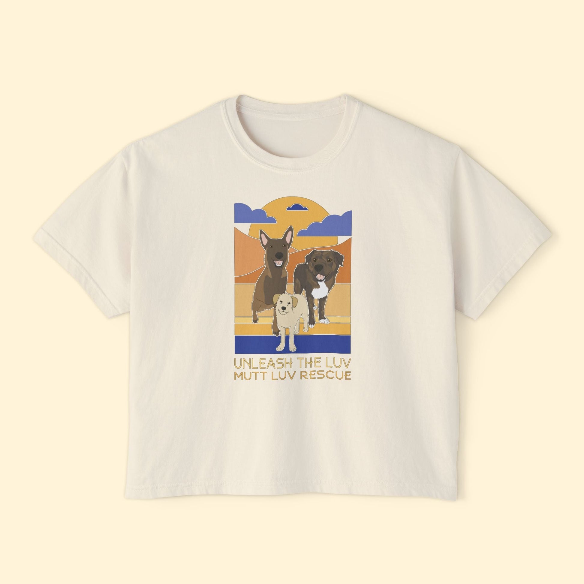 Comfort Colors Boxy Tee | FUNDRAISER | Mutt Luv Rescue - Detezi Designs - 61460922512506460476