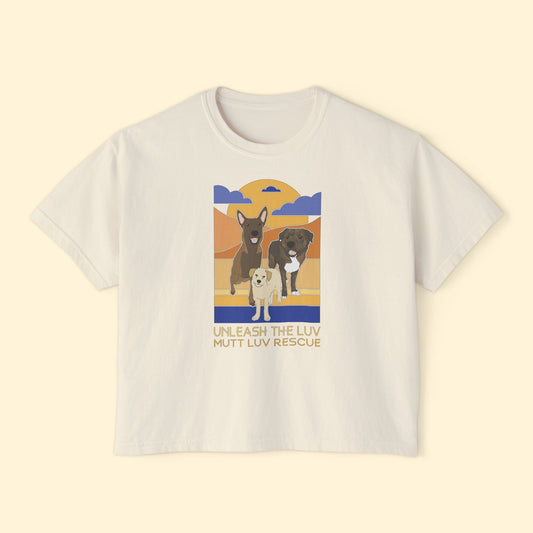 Comfort Colors Boxy Tee | FUNDRAISER | Mutt Luv Rescue - Detezi Designs - 61460922512506460476