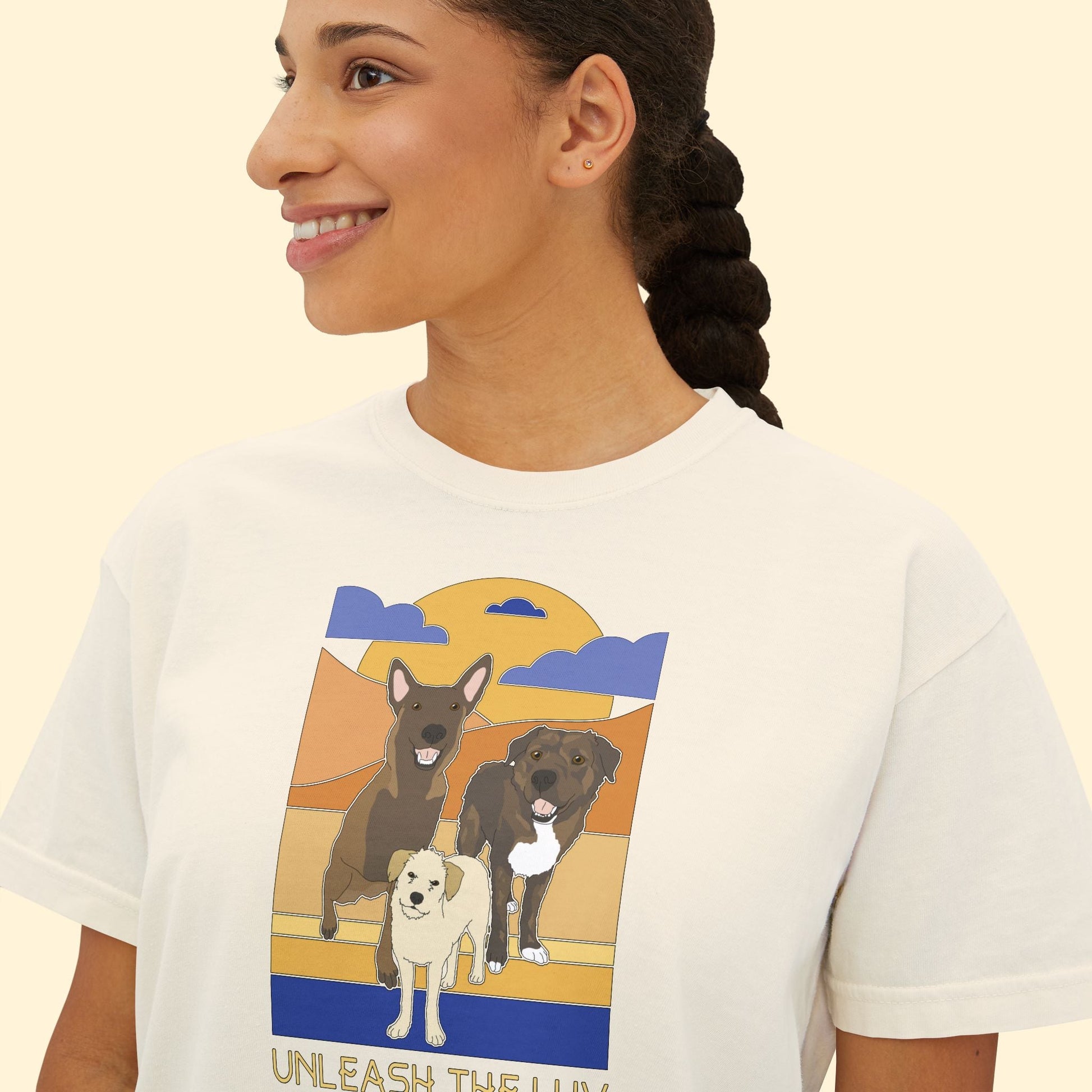 Comfort Colors Boxy Tee | FUNDRAISER | Mutt Luv Rescue - Detezi Designs - 61460922512506460476
