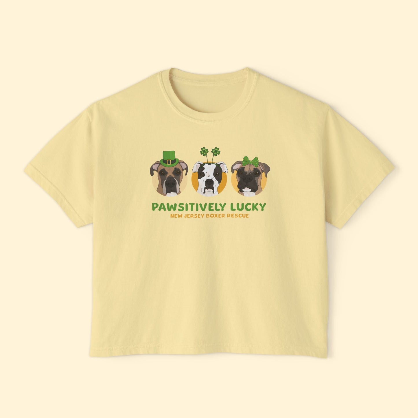 Comfort Colors Boxy Tee | FUNDRAISER | New Jersey Boxer Rescue | St. Patrick's Day - Detezi Designs - 27214885151660979516