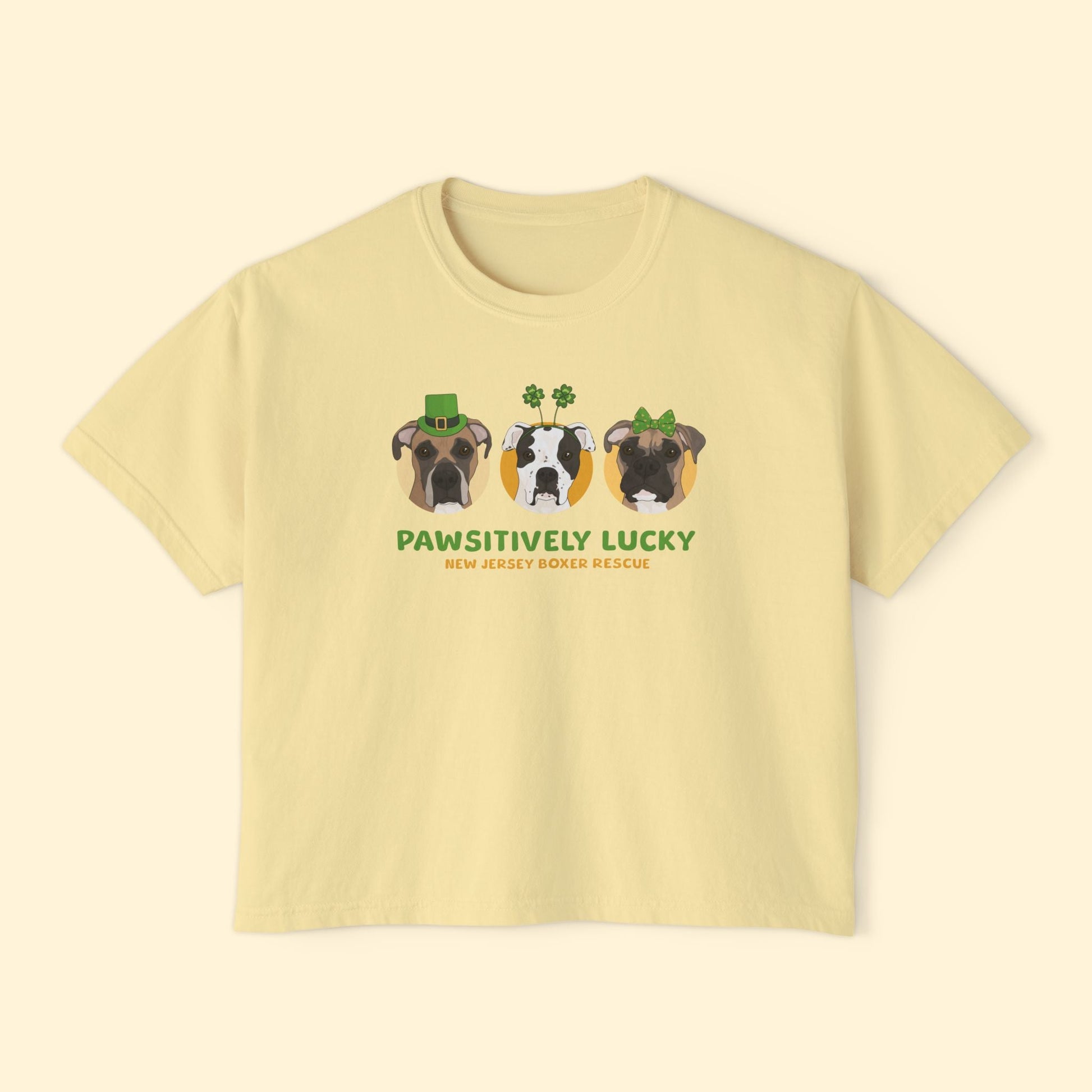 Comfort Colors Boxy Tee | FUNDRAISER | New Jersey Boxer Rescue | St. Patrick's Day - Detezi Designs - 27214885151660979516