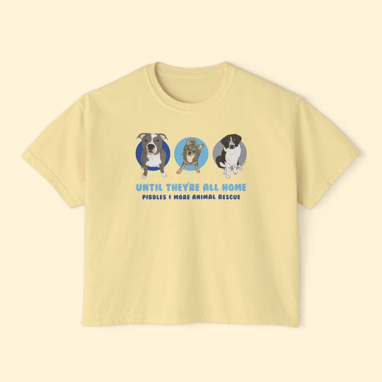 Comfort Colors Boxy Tee | FUNDRAISER | Pibbles & More Animal Rescue - Detezi Designs - 15734831767564482847