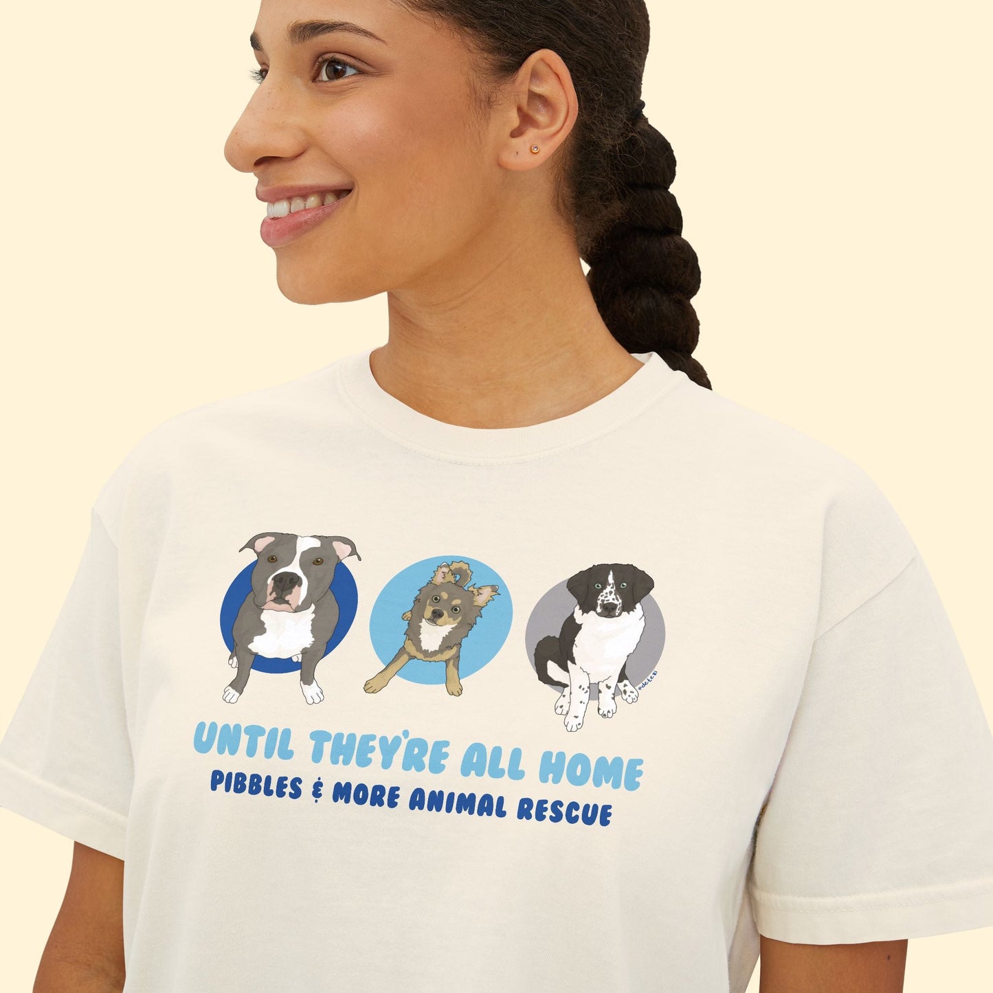 Comfort Colors Boxy Tee | FUNDRAISER | Pibbles & More Animal Rescue - Detezi Designs - 15734831767564482847