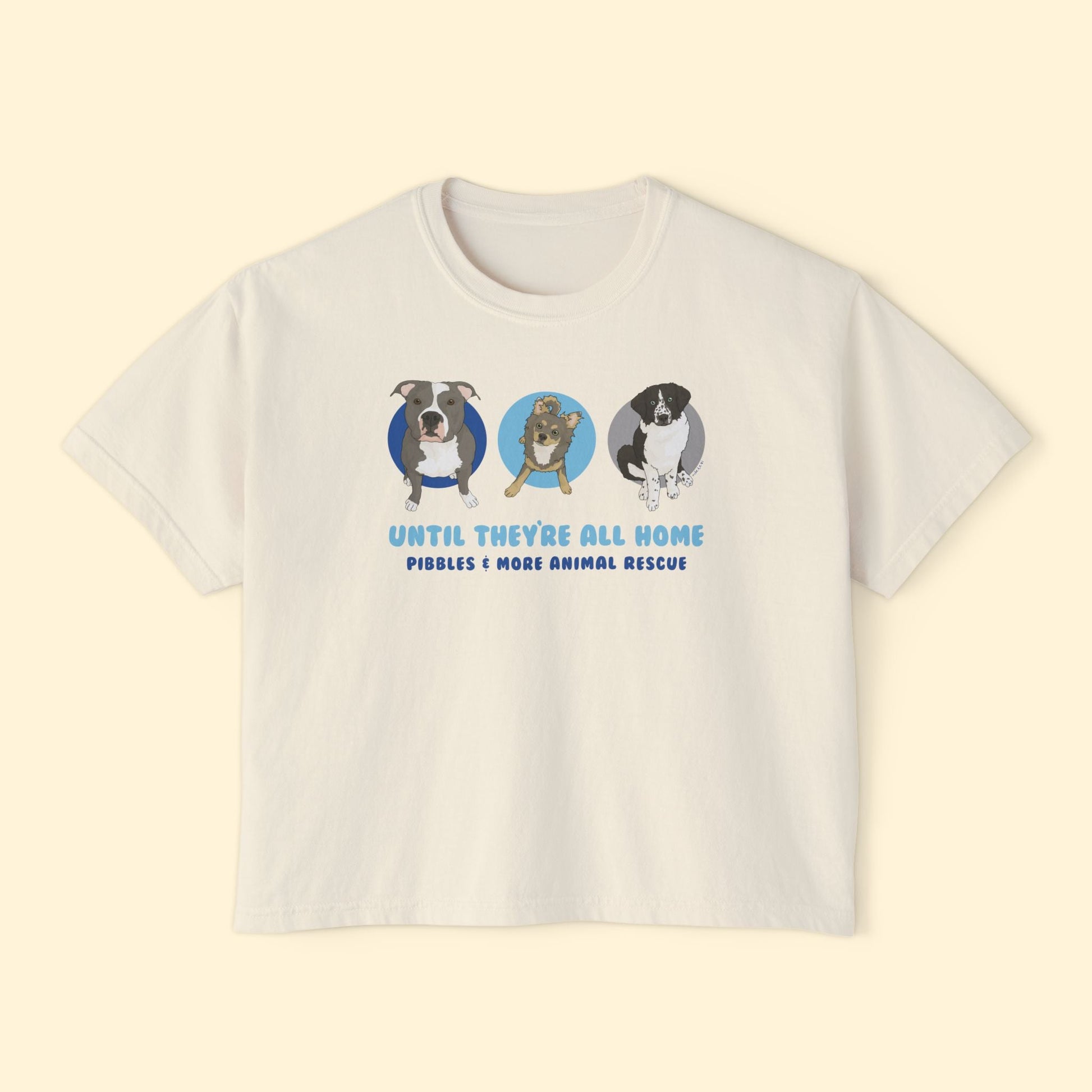 Comfort Colors Boxy Tee | FUNDRAISER | Pibbles & More Animal Rescue - Detezi Designs - 21469257124956896158
