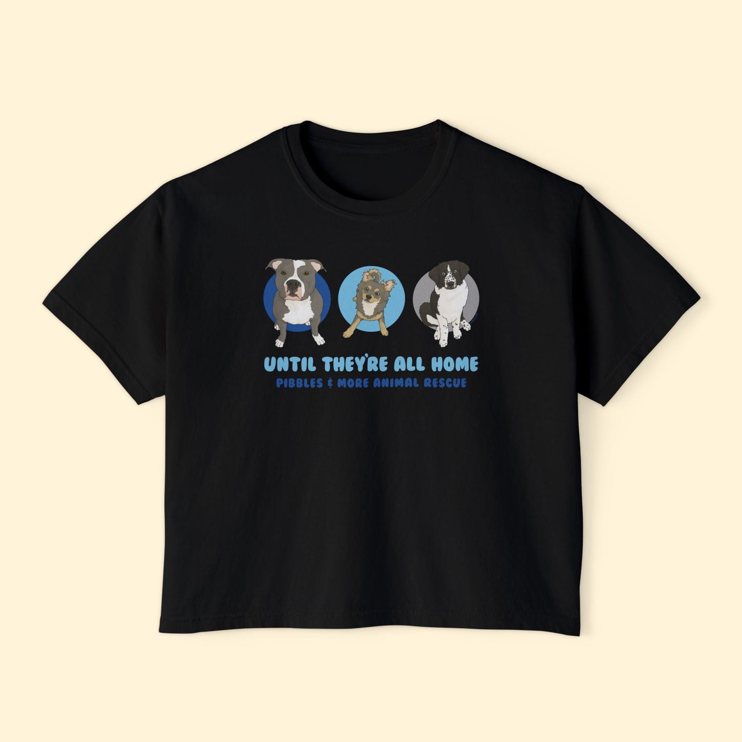 Comfort Colors Boxy Tee | FUNDRAISER | Pibbles & More Animal Rescue - Detezi Designs - 47046696029291336989