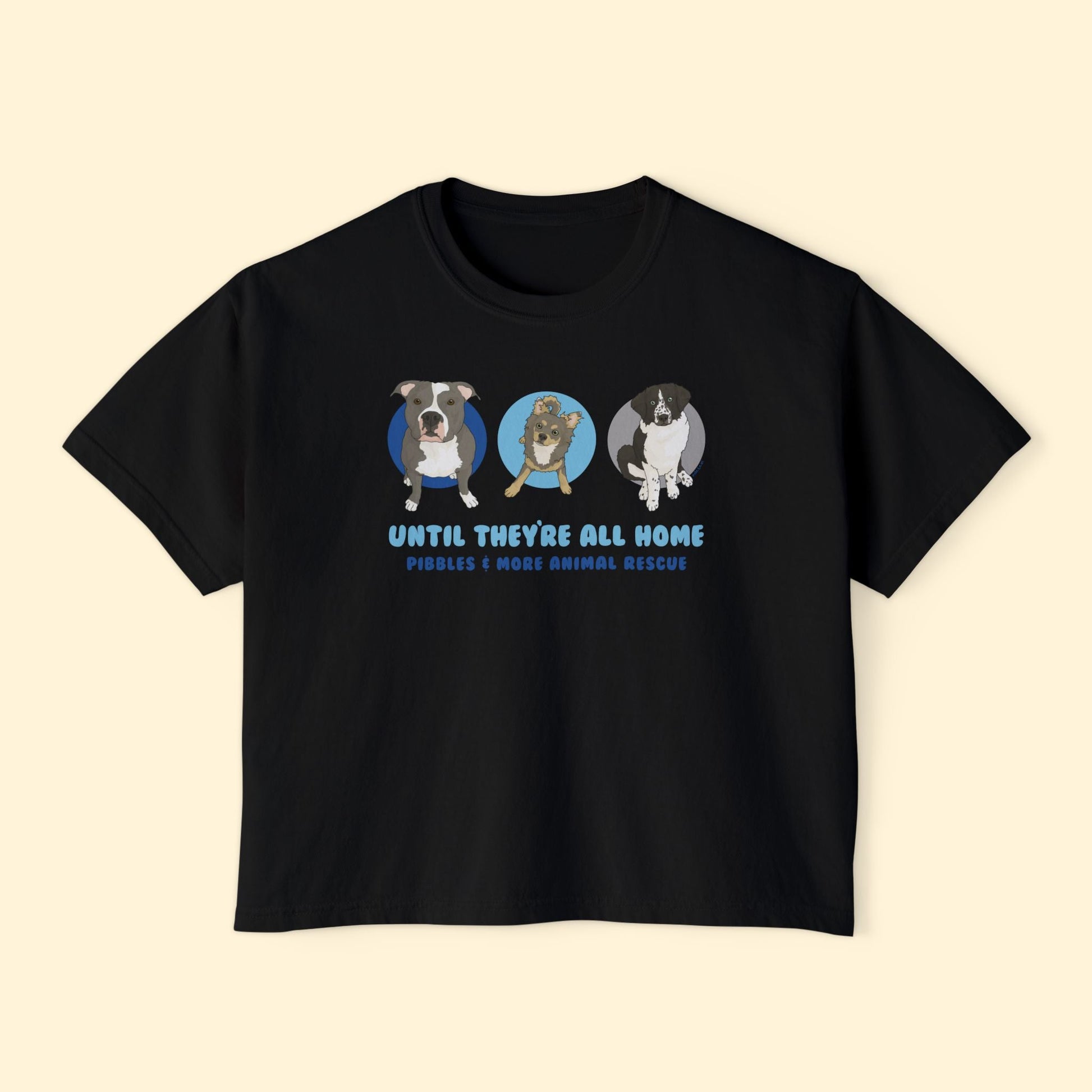 Comfort Colors Boxy Tee | FUNDRAISER | Pibbles & More Animal Rescue - Detezi Designs - 47046696029291336989