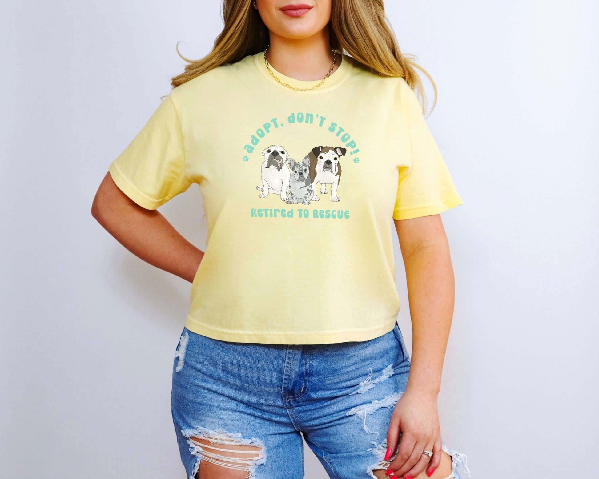 Comfort Colors Boxy Tee | FUNDRAISER | Retired to Rescue - Detezi Designs - 25980268593499408018