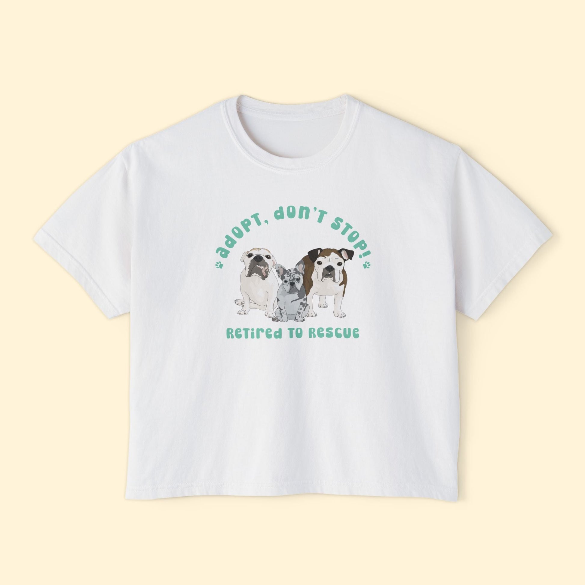 Comfort Colors Boxy Tee | FUNDRAISER | Retired to Rescue - Detezi Designs - 25980268593499408018