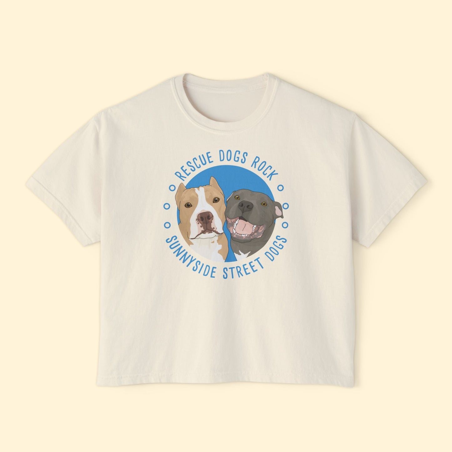 Comfort Colors Boxy Tee | FUNDRAISER | Sunnyside Street Dogs - Detezi Designs - 26189519321276352222