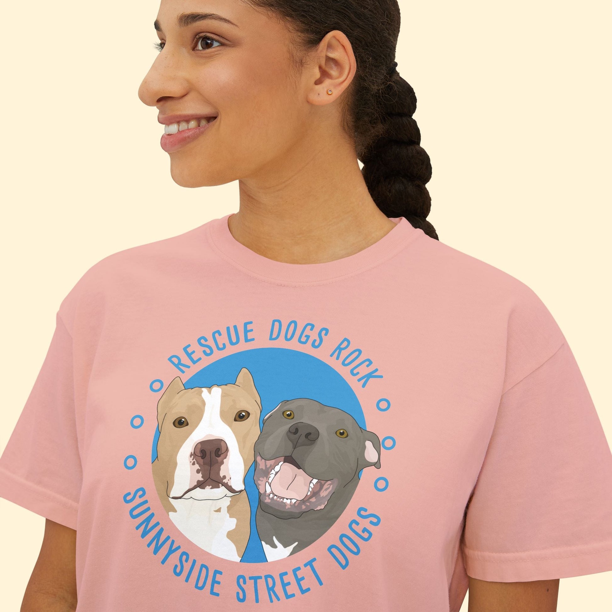 Comfort Colors Boxy Tee | FUNDRAISER | Sunnyside Street Dogs - Detezi Designs - 64645039356466220055