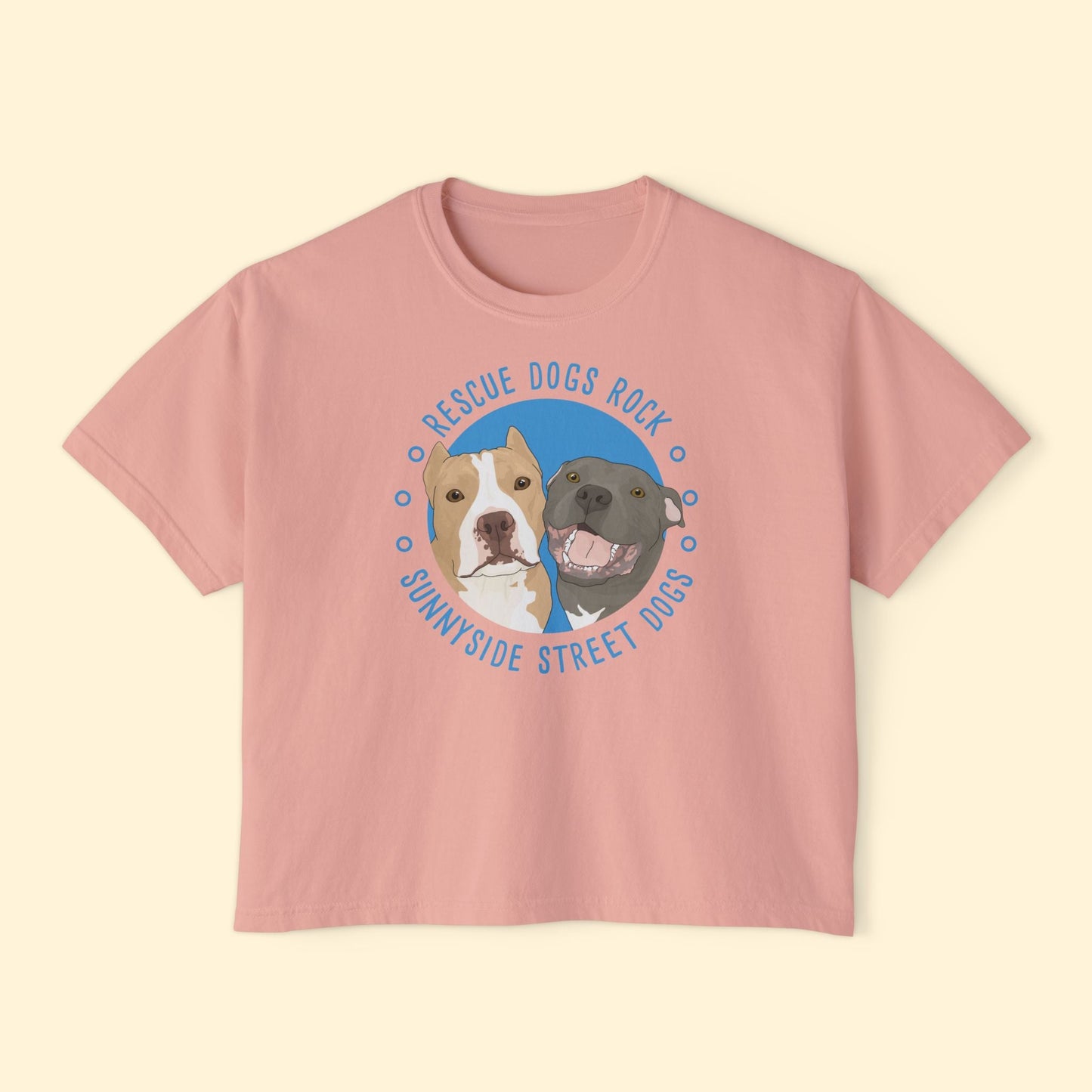 Comfort Colors Boxy Tee | FUNDRAISER | Sunnyside Street Dogs - Detezi Designs - 64645039356466220055