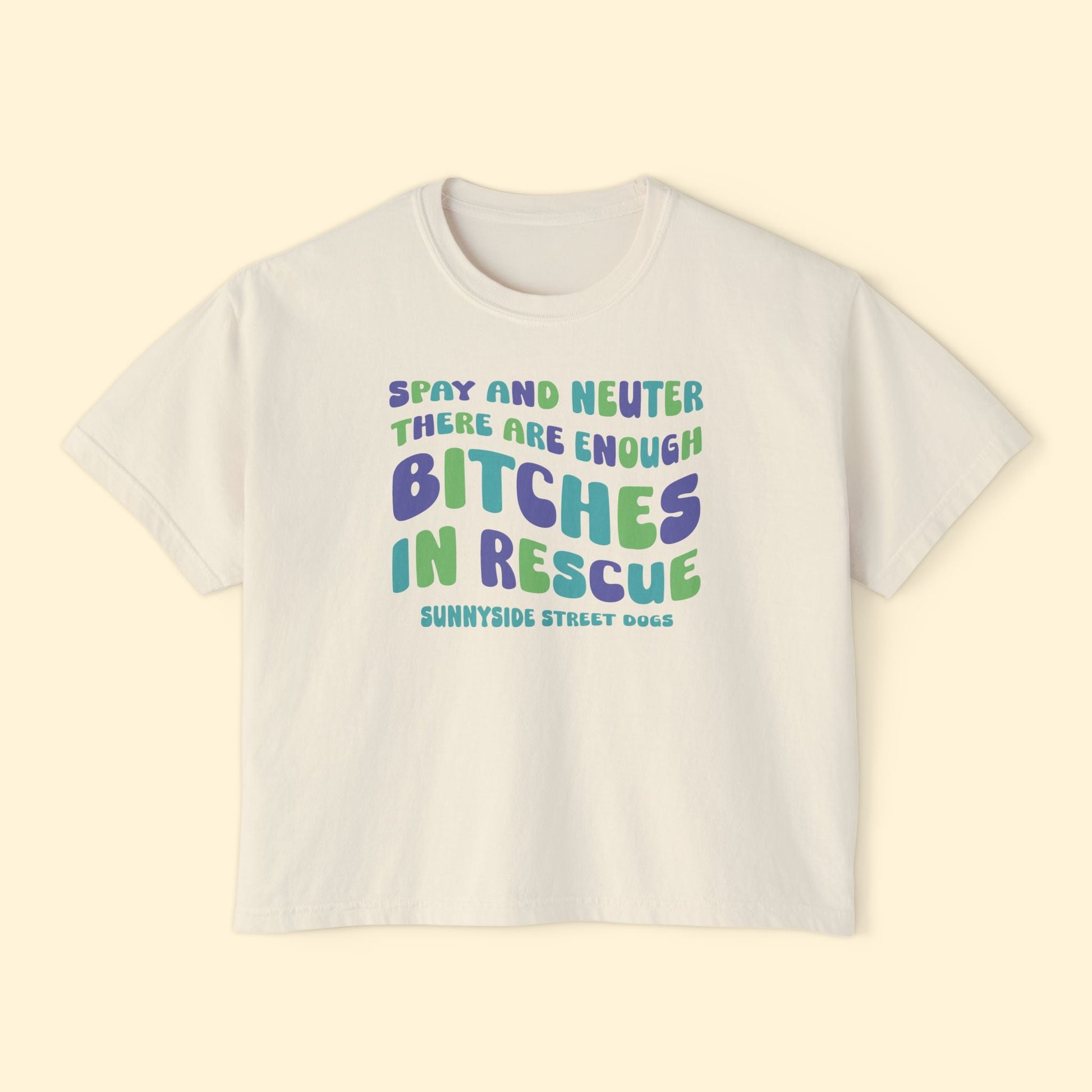 Comfort Colors Boxy Tee | FUNDRAISER | Sunnyside Street Dogs | Spay & Neuter - Detezi Designs - 11970468785182585626