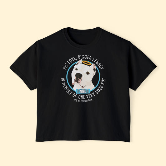 Comfort Colors Boxy Tee | FUNDRAISER | The KG Foundation | In Memory of Panda - Detezi Designs - 47742753026054014570