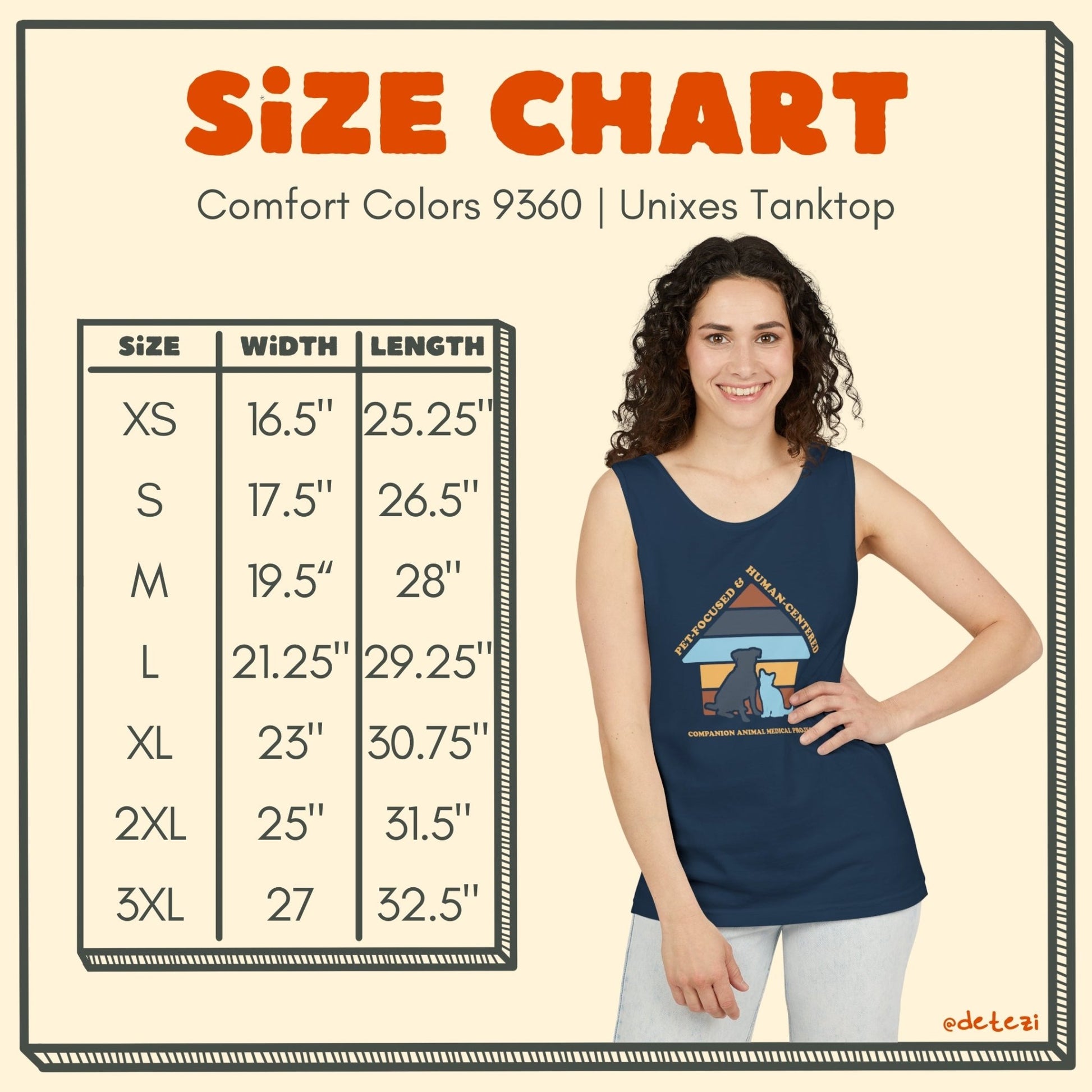 Comfort Colors Tank Top | FUNDRAISER | Companion Animal Medical Project - Detezi Designs - 22991272765690761702