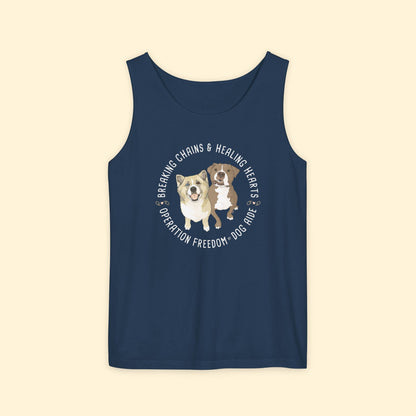 Comfort Colors Tank Top | FUNDRAISER | Dog Aide - Detezi Designs - 10172754406736761684