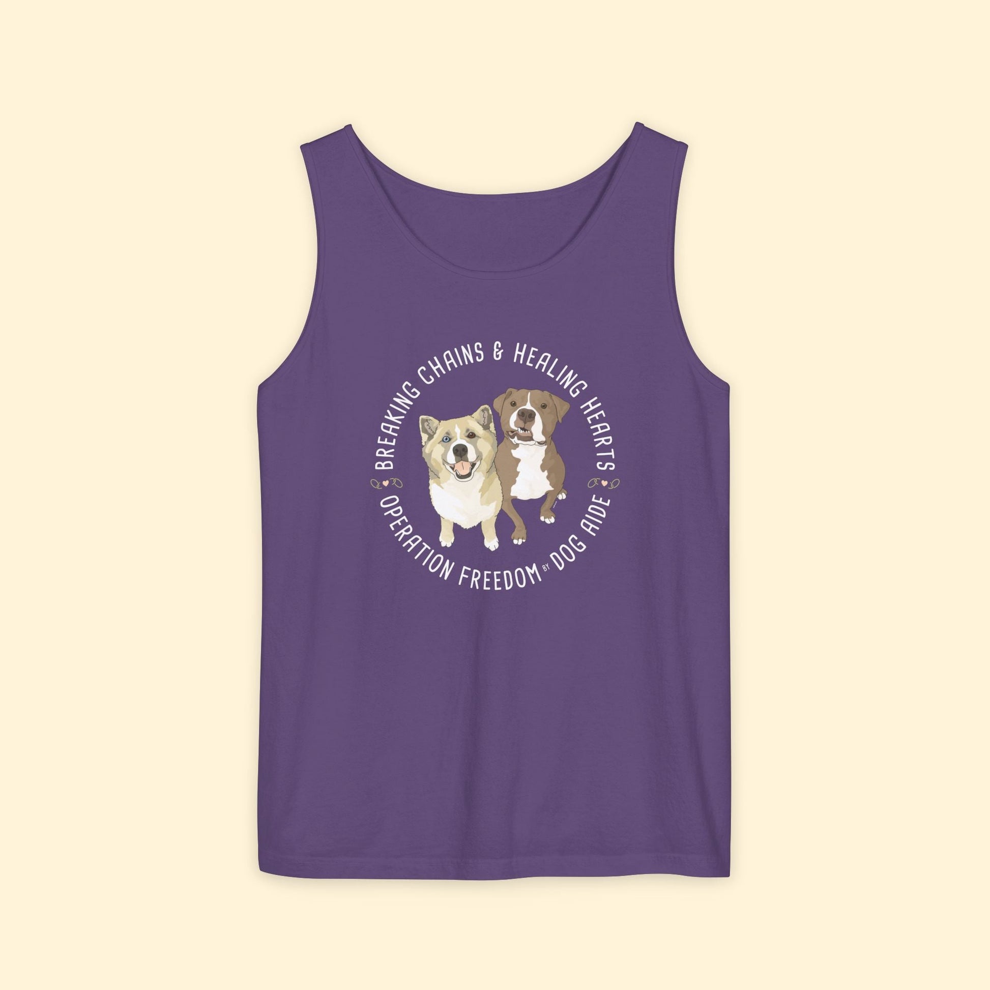 Comfort Colors Tank Top | FUNDRAISER | Dog Aide - Detezi Designs - 22415039573569562330