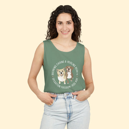 Comfort Colors Tank Top | FUNDRAISER | Dog Aide - Detezi Designs - 22415039573569562330