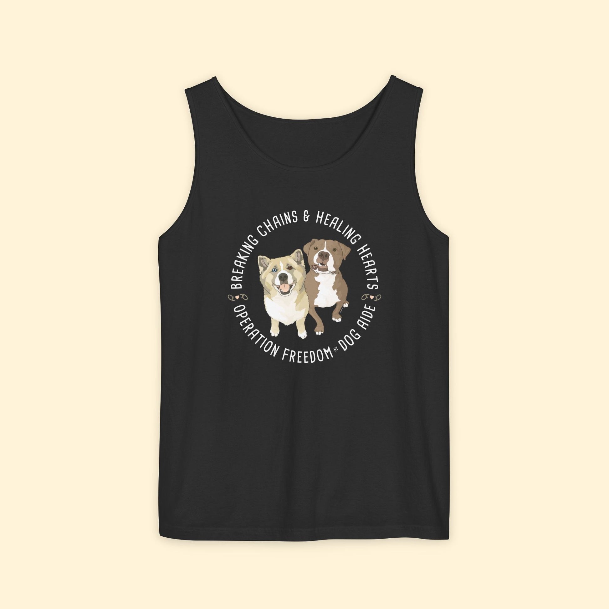 Comfort Colors Tank Top | FUNDRAISER | Dog Aide - Detezi Designs - 24604395394432813552
