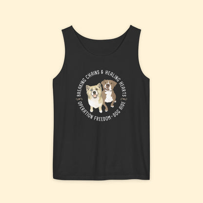 Comfort Colors Tank Top | FUNDRAISER | Dog Aide - Detezi Designs - 24604395394432813552