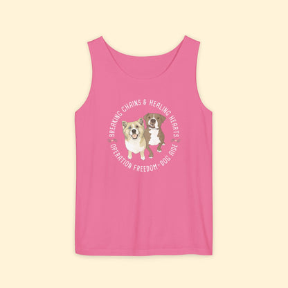 Comfort Colors Tank Top | FUNDRAISER | Dog Aide - Detezi Designs - 30385395217887991421
