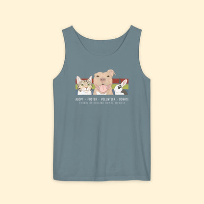 Comfort Colors Tank Top | FUNDRAISER | Friends of Oakland Animal Services - Detezi Designs - 19097614111956262711