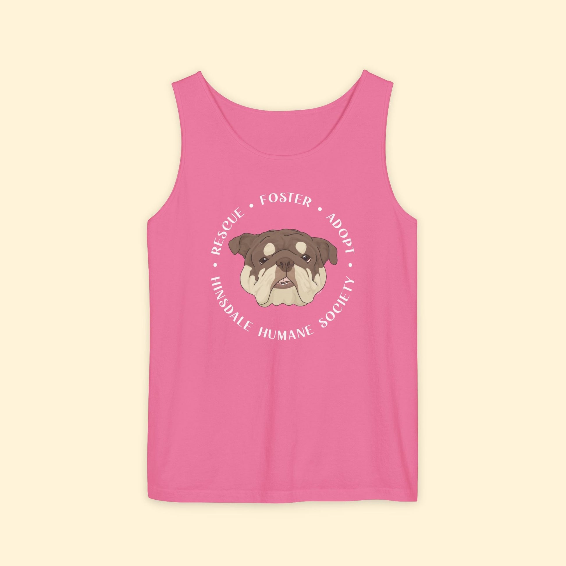 Comfort Colors Tank Top | FUNDRAISER | Hinsdale Humane Society - Detezi Designs - 11205452597469852283