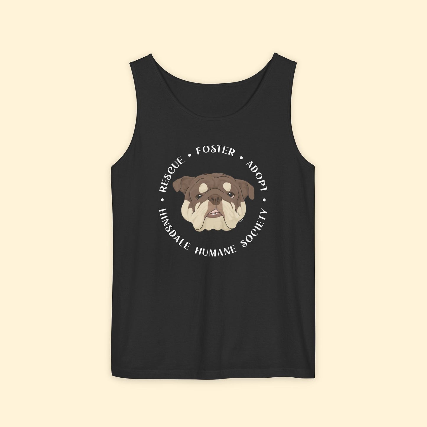 Comfort Colors Tank Top | FUNDRAISER | Hinsdale Humane Society - Detezi Designs - 24997967295771631505
