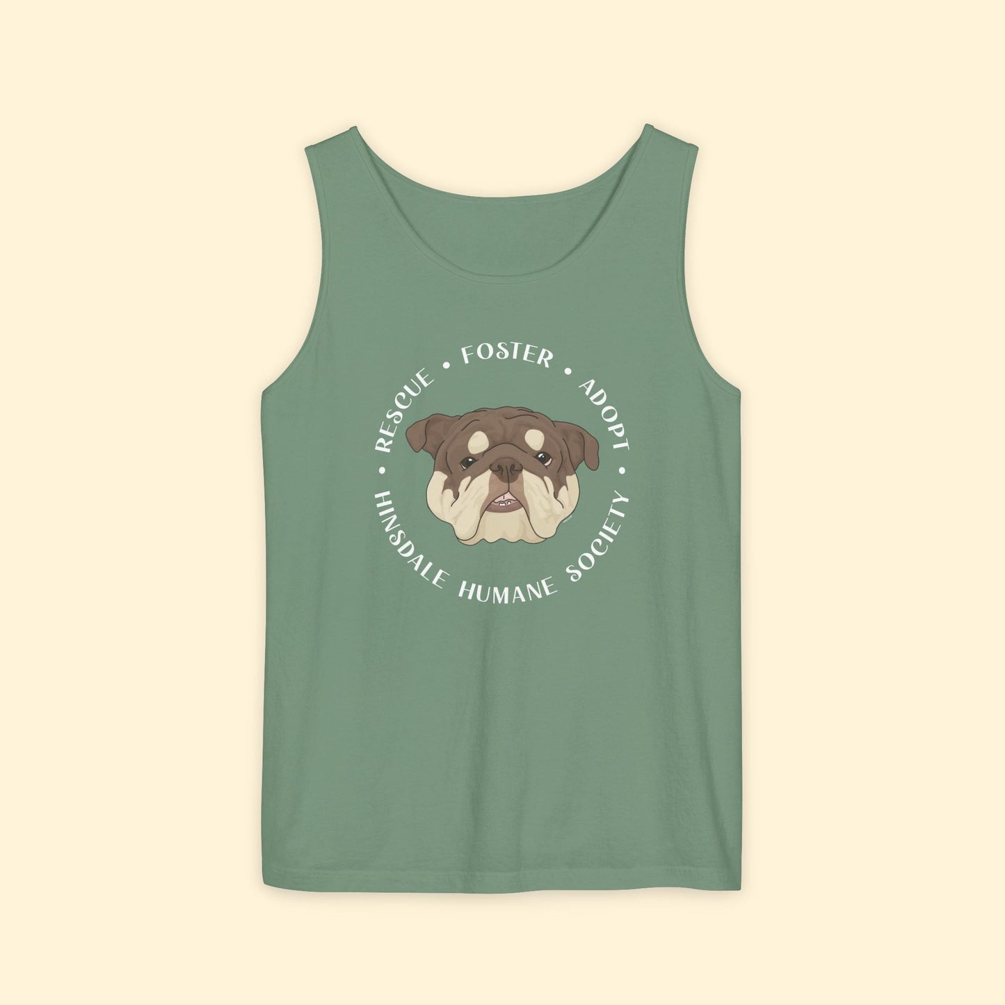 Comfort Colors Tank Top | FUNDRAISER | Hinsdale Humane Society - Detezi Designs - 25822689024020751238