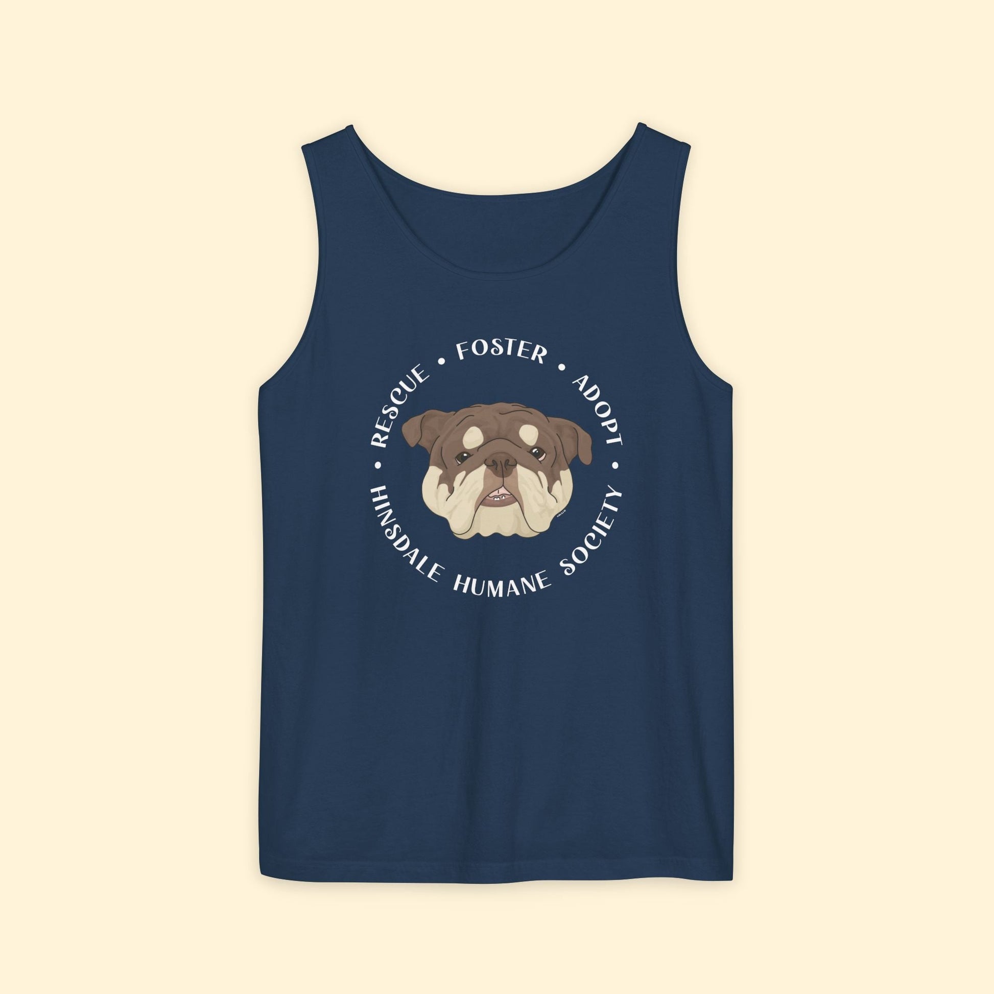 Comfort Colors Tank Top | FUNDRAISER | Hinsdale Humane Society - Detezi Designs - 26101563971878259905