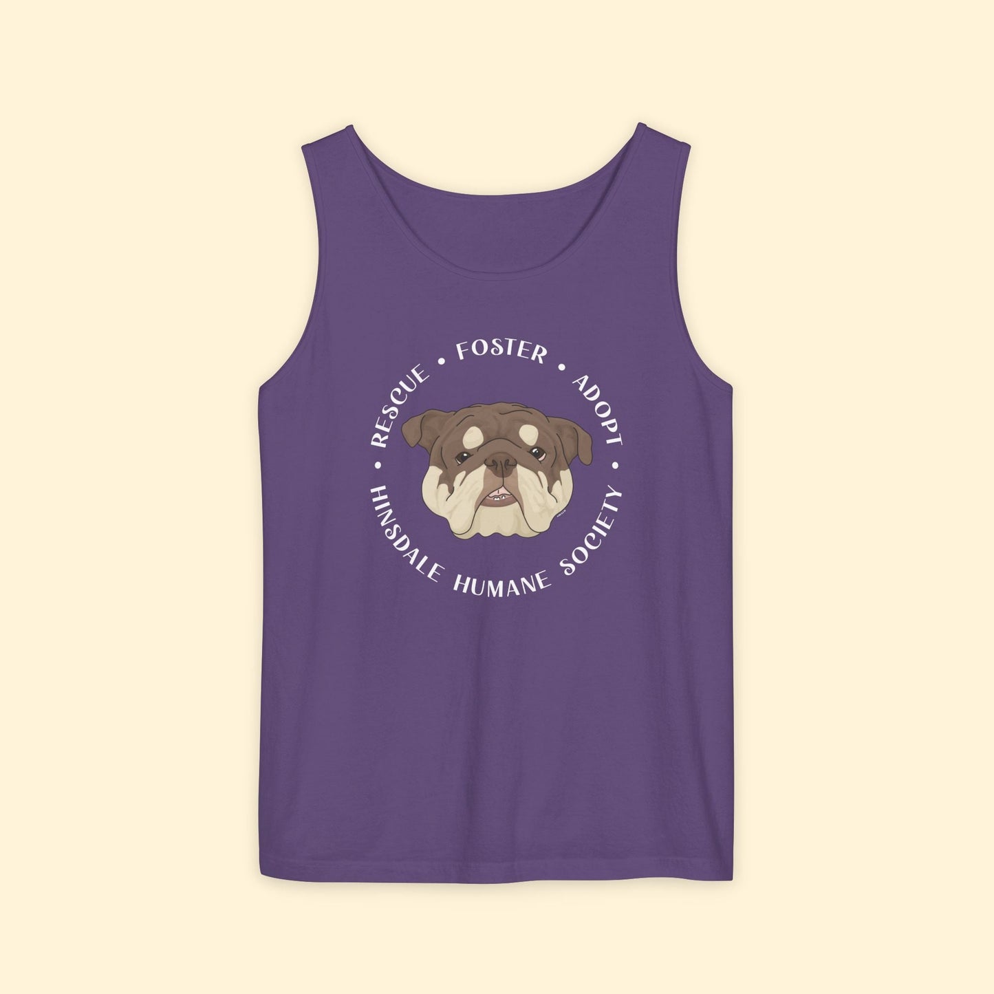 Comfort Colors Tank Top | FUNDRAISER | Hinsdale Humane Society - Detezi Designs - 84574603217594752287