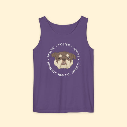 Comfort Colors Tank Top | FUNDRAISER | Hinsdale Humane Society - Detezi Designs - 84574603217594752287