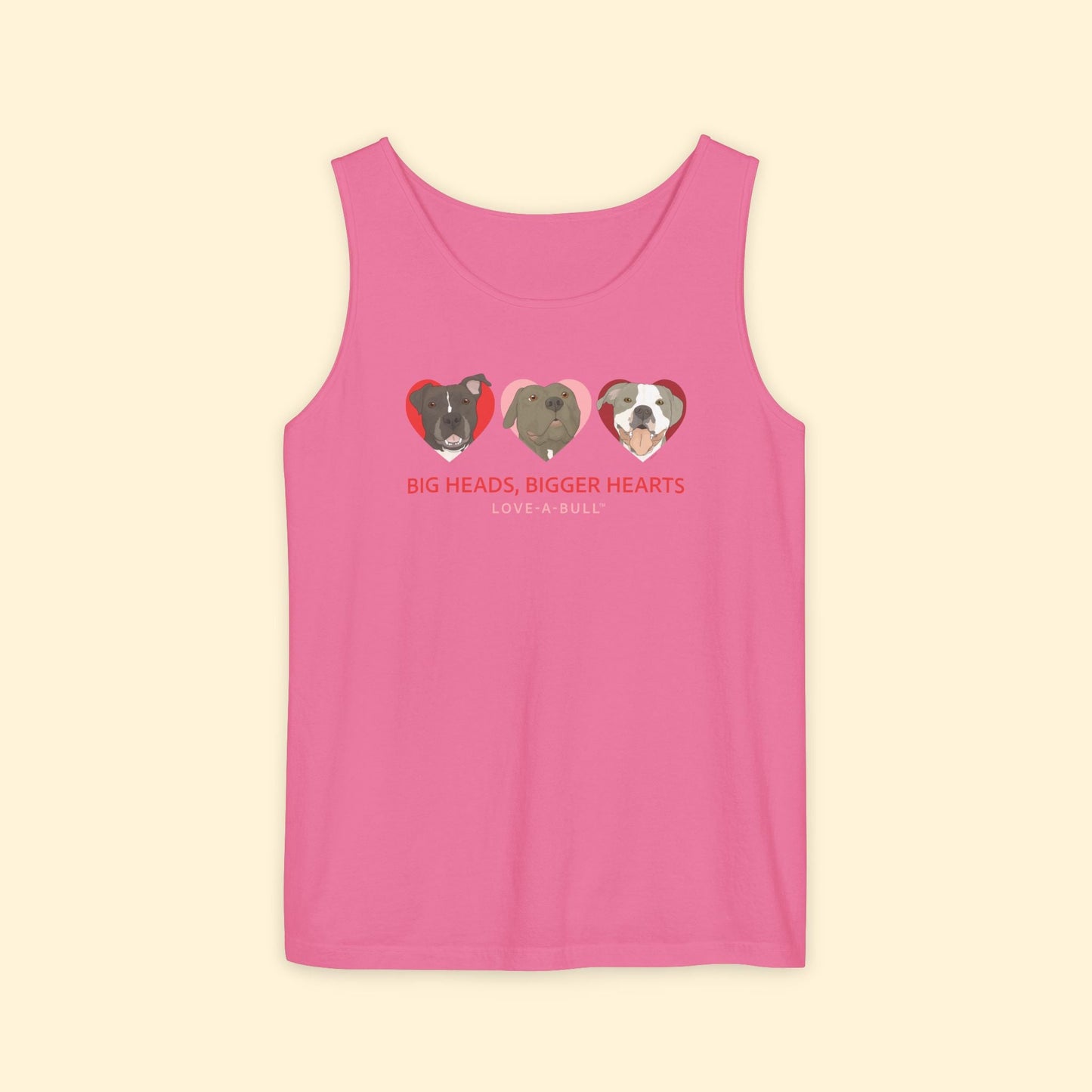 Comfort Colors Tank Top | FUNDRAISER | Love - A - Bull - Detezi Designs - 16074001565359176791