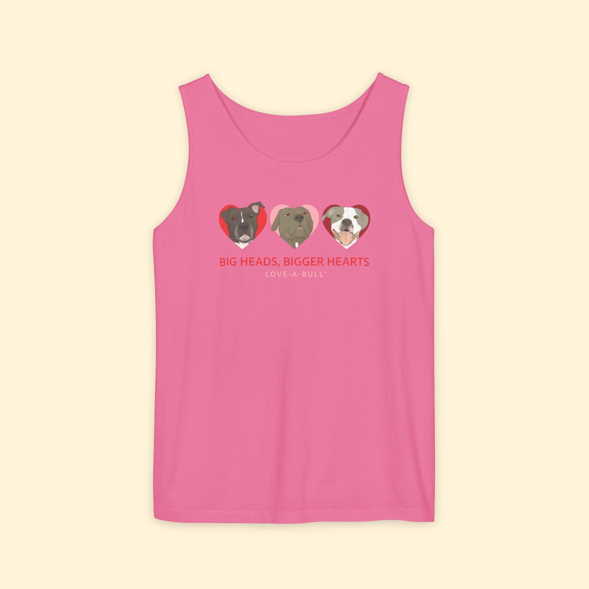 Comfort Colors Tank Top | FUNDRAISER | Love - A - Bull - Detezi Designs - 16074001565359176791